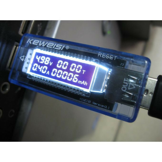 Keweisi USB Voltage Current Meter Capacity Tester
