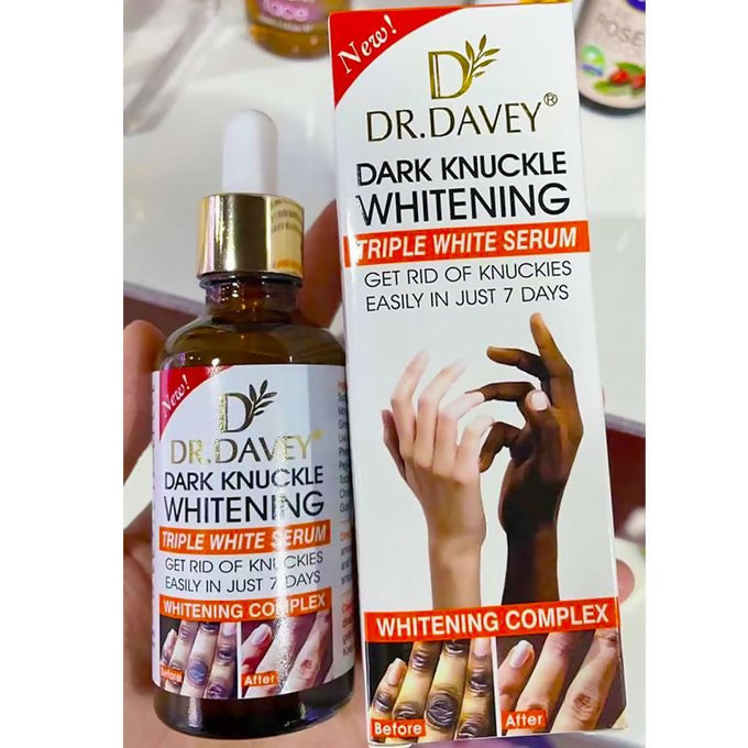 dr davey Dark Knuckle Whitening Triple White Serum - 50ml