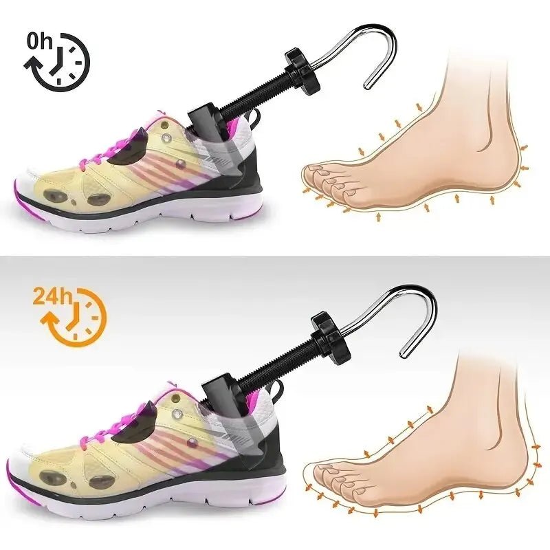 1 Piece Shoe Stretcher Shoe Trees Adjustable Length Width for Men and Women -