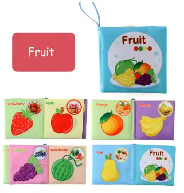 Enlightenment Cloth Book Educational Toy for Infants 0-36 Months