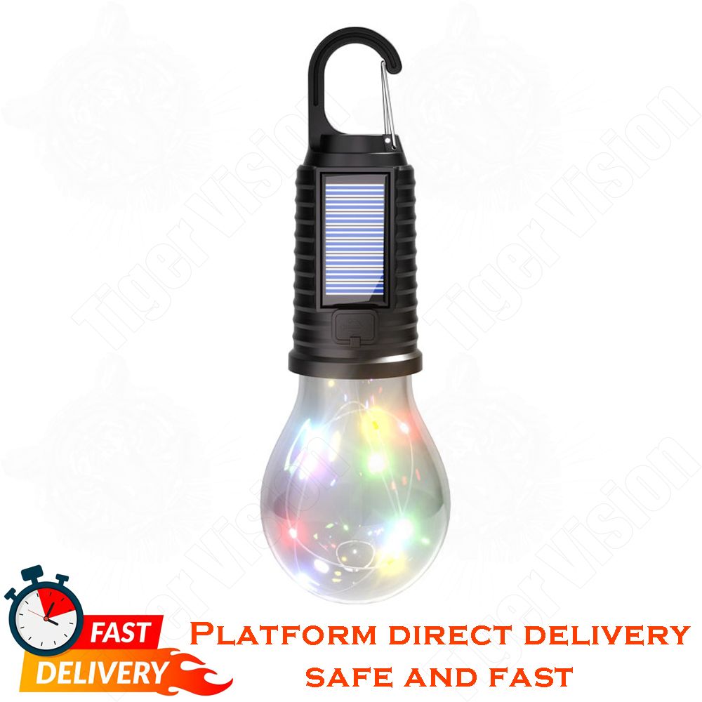 Rechargeable LED USB Camping Lantern Waterproof Light Hook