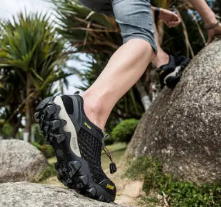Men's Breathable Sport Sneakers: Casual Running & Outdoor Mountaineering Water Shoes