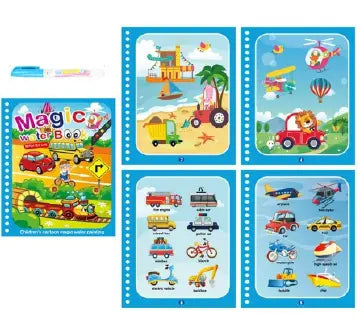 Reusable Magic Water Drawing Book Early Education Toy
