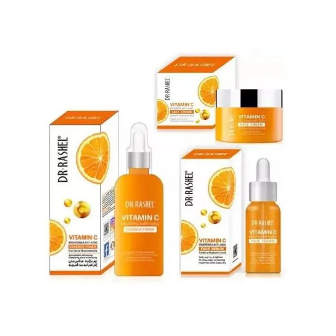 Vitamin C Essense Toner+ Face Serum+ Face Cream