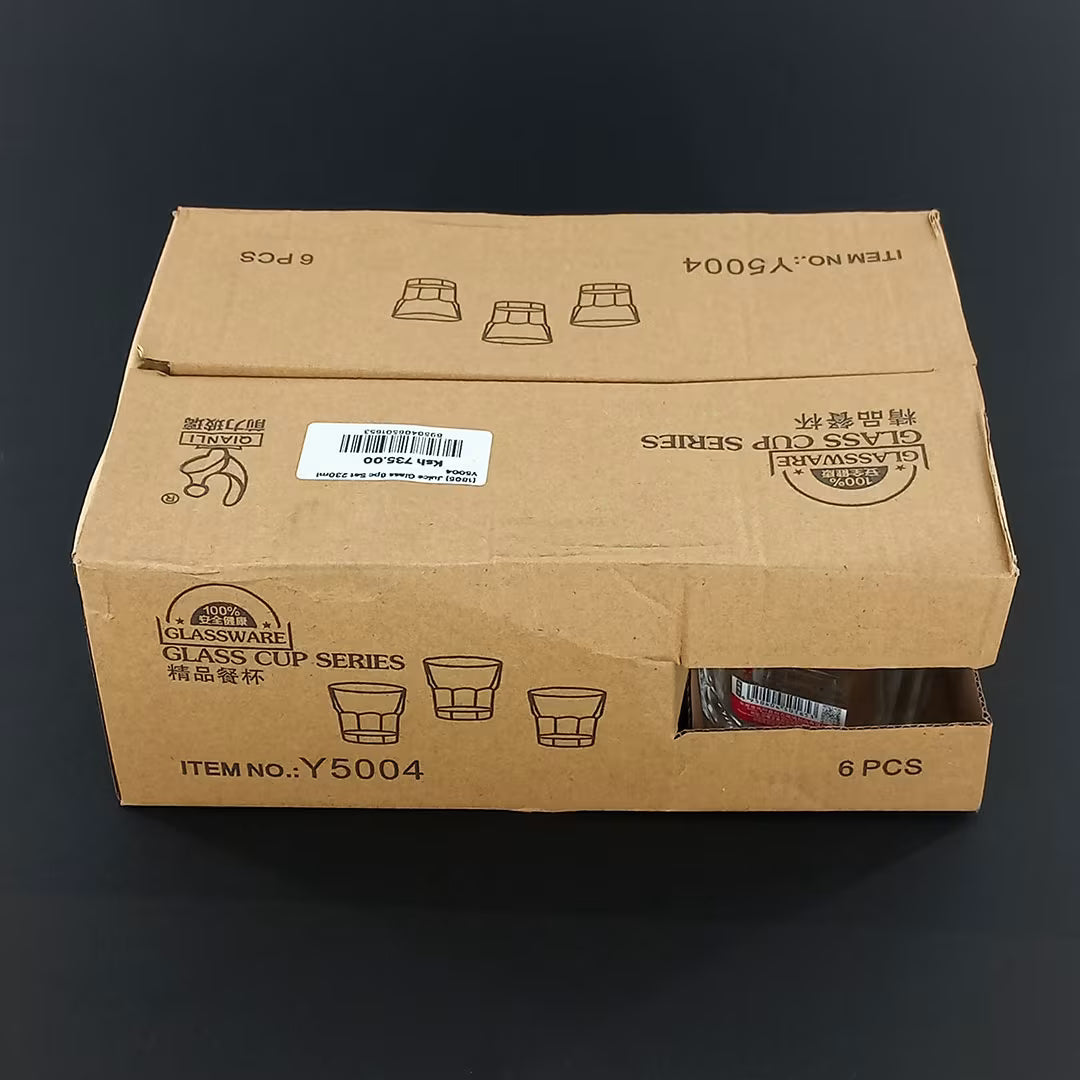 6pc 230ml Classic Short Whiskey & Juice Glass Set