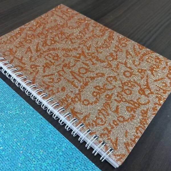 Glittery Notebook