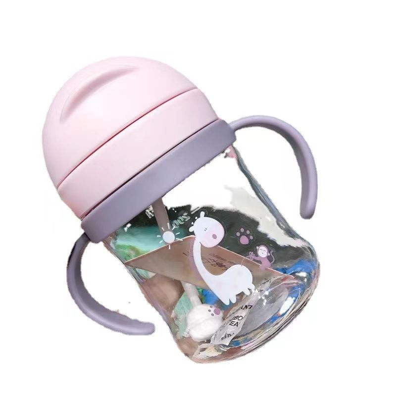 Children's Drinking Cup 250ml With Straw BPA-Free Plastic Sippy