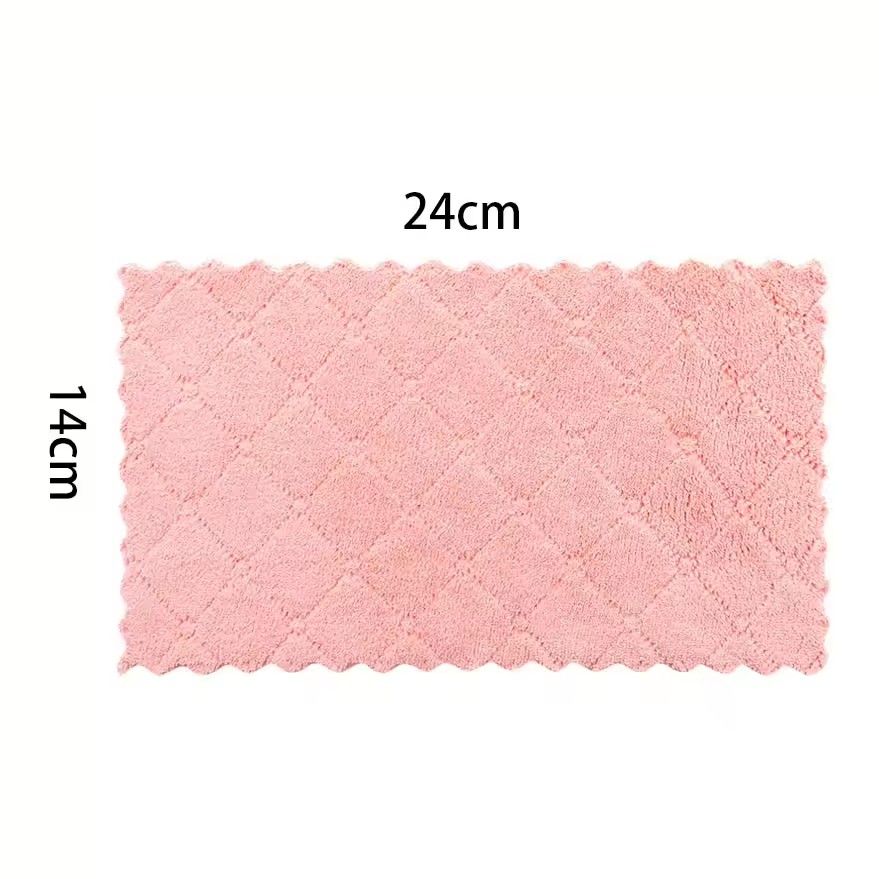5-Pack Premium Microfiber Dish Cloths: Super Absorbent, High-Efficiency Kitchen Cleaning