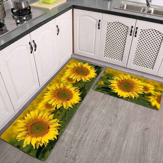 3D Simulation Non slip Washable Kitchen Mats