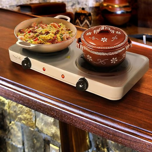 Electric TWO Double Burner Spiral Cooker