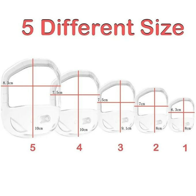 5Pcs/set Beard Styling Template Goatee Outliner Shaving Tool