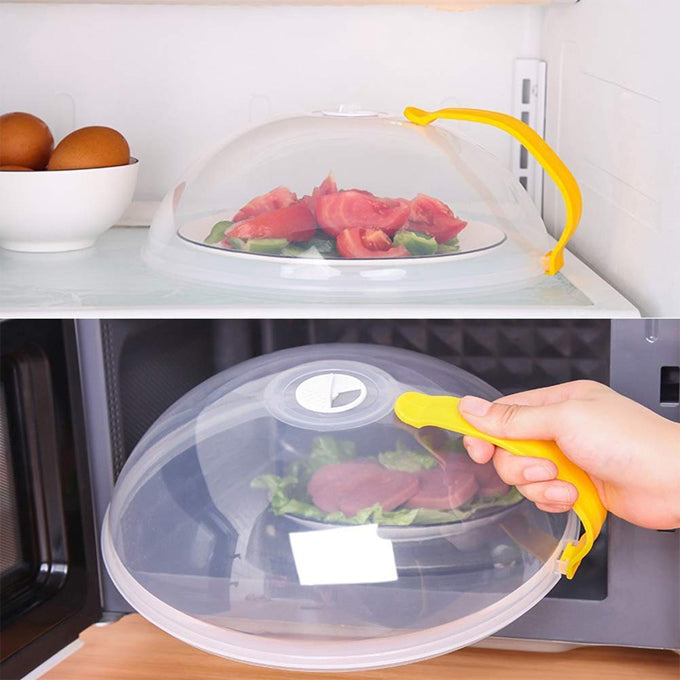 Microwave Cover for Foods, BPA Free Microwave Plate Cover with Adjustable Steam Vents