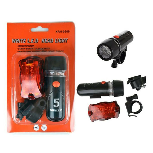 Led Headlight 300 Lumens With 4 Modes For Bike And Taillight