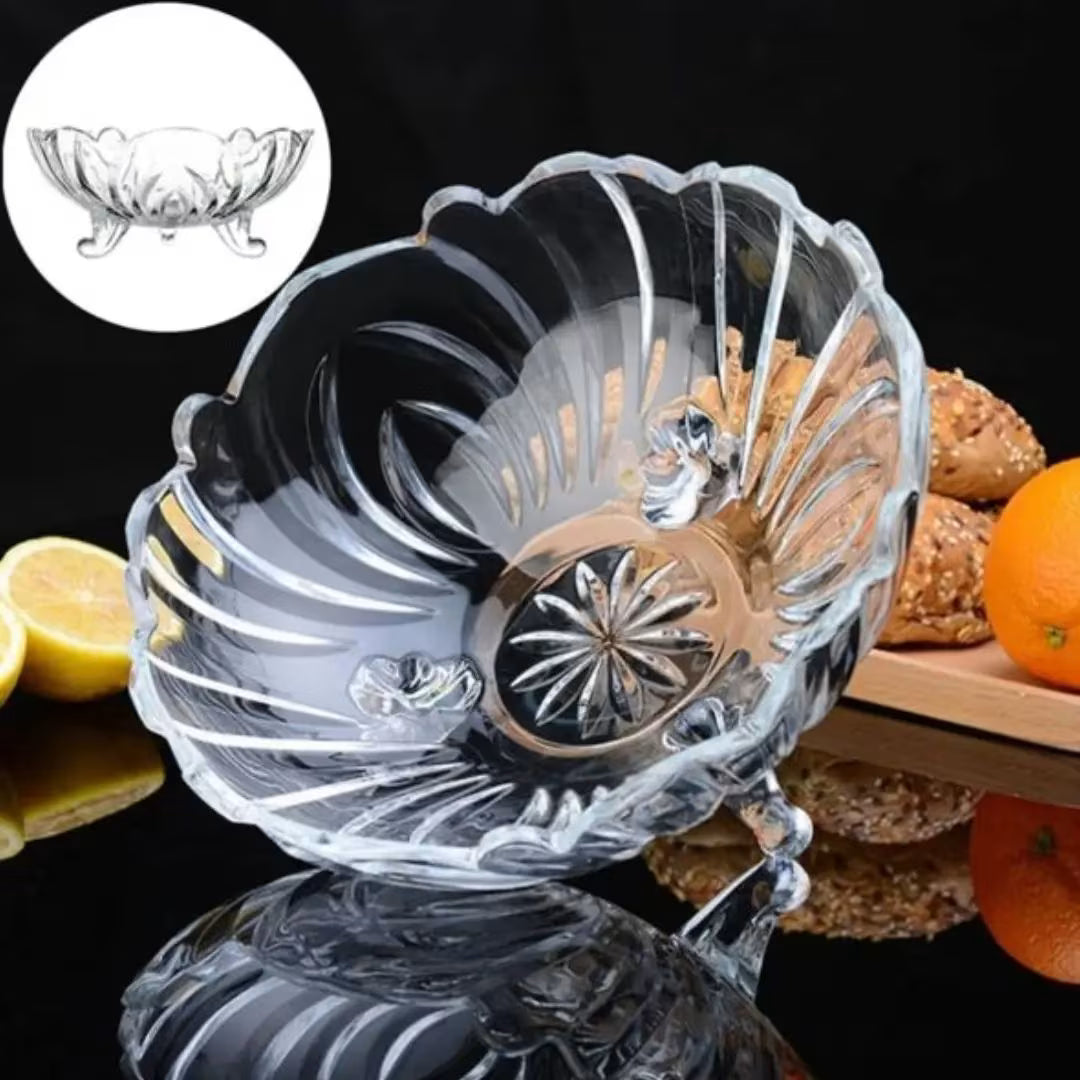 Decorative Glass Bowl 24.5cm