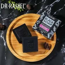 Dr. Rashel Black Soap With Collagen & Charcoal Soap 100g