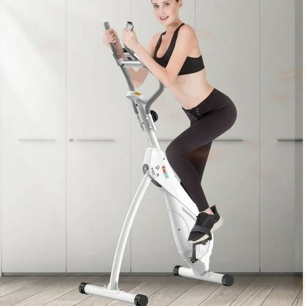 Climbing exercise bike