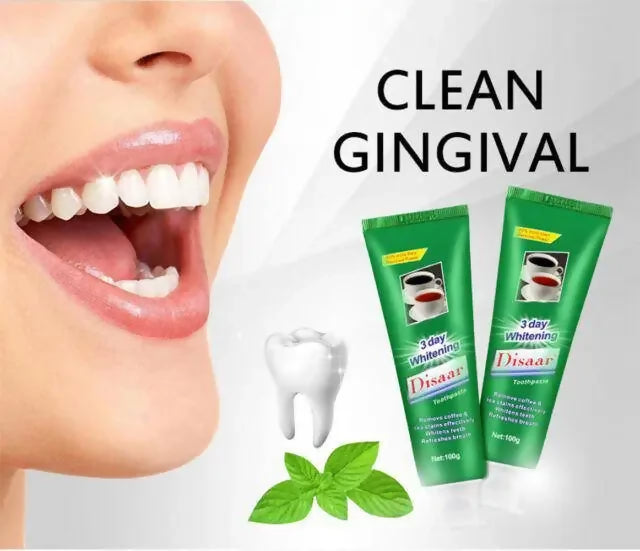 Disaar 3 Day Whitening Toothpaste - 100g