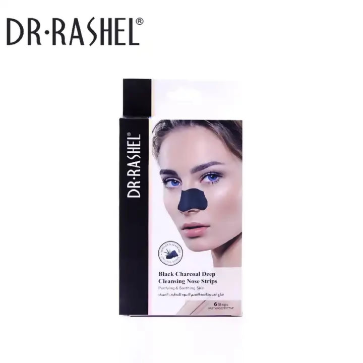 Dr. Rashel 6PCs Charcoal Nose Strips