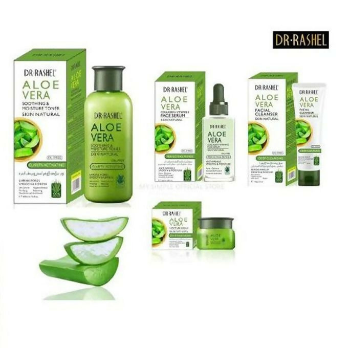 Dr Rashel Aloe Vera Face Serum + Moisture Cream + Toner 3 IN 1 SET