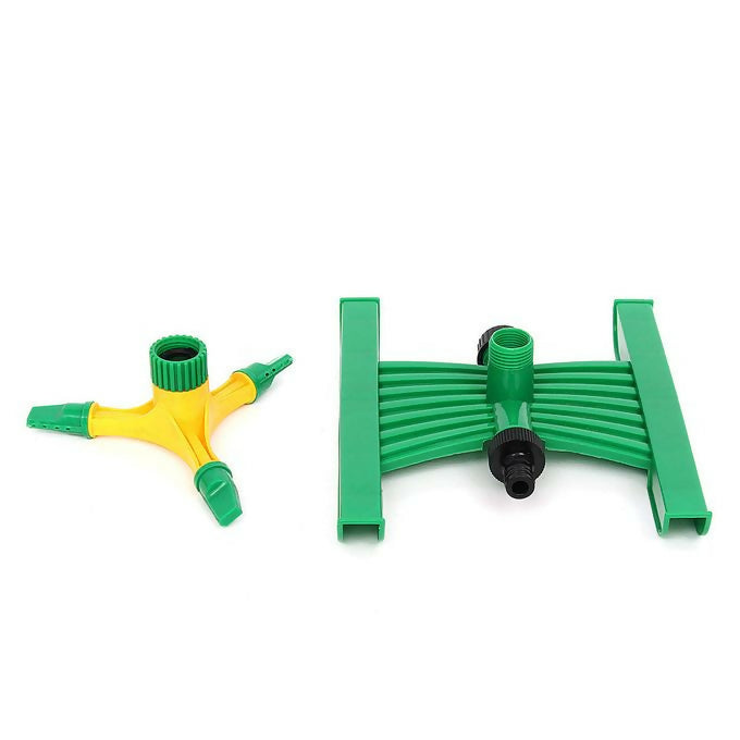 Three-Arm Automatic Rotating Sprinkler With H-base