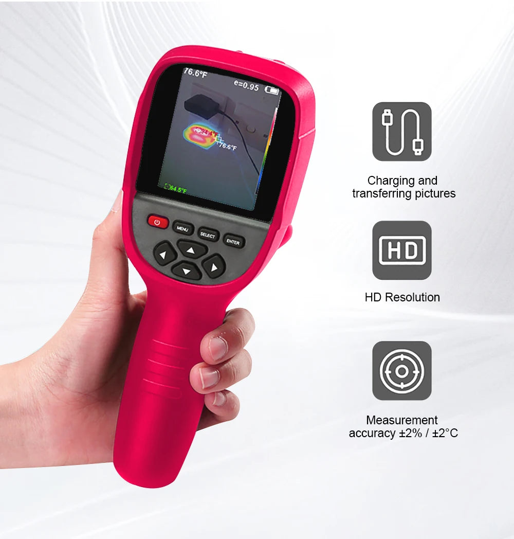 TOOLTOP ET692C Professional Thermal Imaging Camera 256*192 Handheld Thermal Imager for Pipeline Heating Leak Automotive Inspect