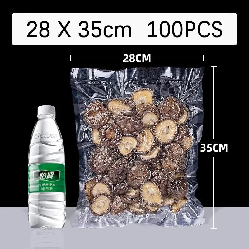 100 Quart Vacuum Sealer Bags for Food Saver, Seal a Meal, Grade, Heavy Duty, Great for vac storage, Meal Prep or Sous Vide