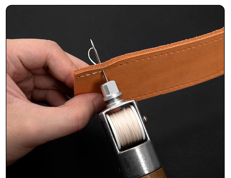 WUTA Leather Sewing Awl Thread Kit Speedy Stitcher Hand Sewing Machine Tools Kit Leather Craft Stitching Shoemaker Canvas Repair