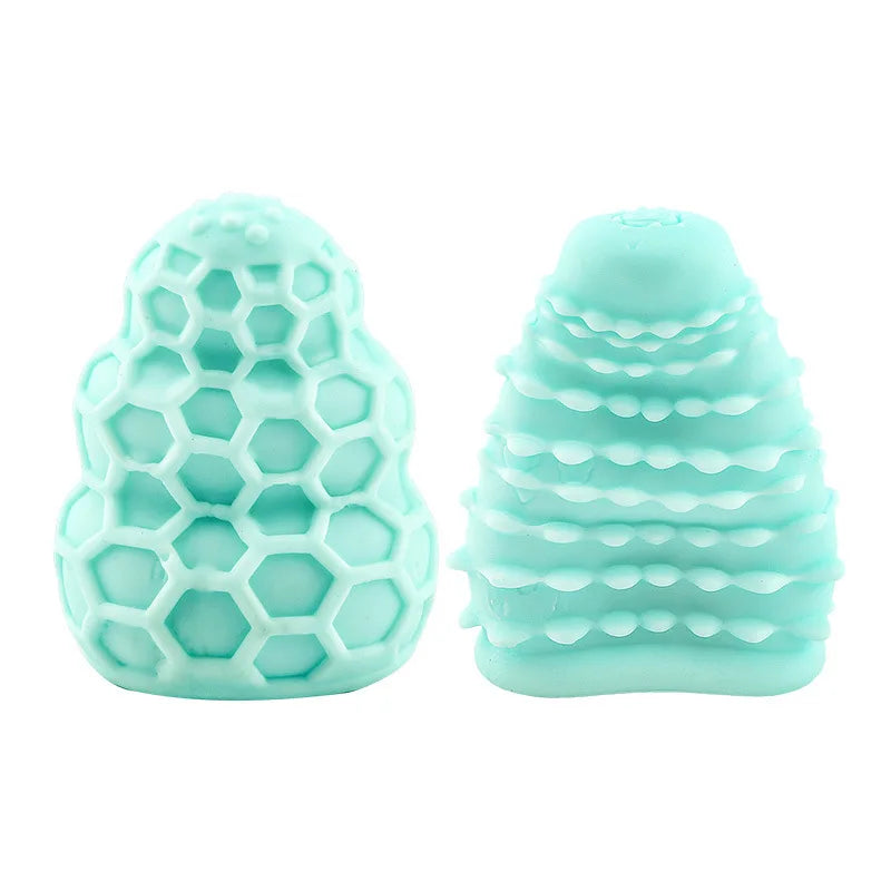 Male Masturbation Cup Vagina Egg Peni Massage Adult Toy For Men Glans Exercise Blowjob Toy Stretchy Silicone Sex Toys For Men