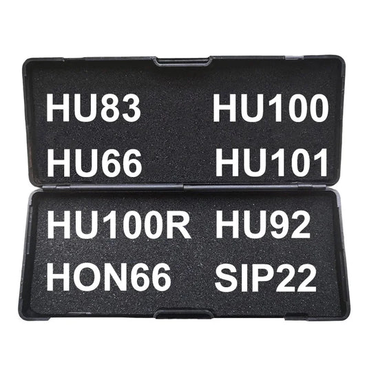 Lishi HU66 Decoder 2 in 1 Lishi tool HU100 HU83 HU92 HU100R HON66 SIP22 HU101 For VW,FORD, BMW Locksmith Tools 2-in-1 Lishi