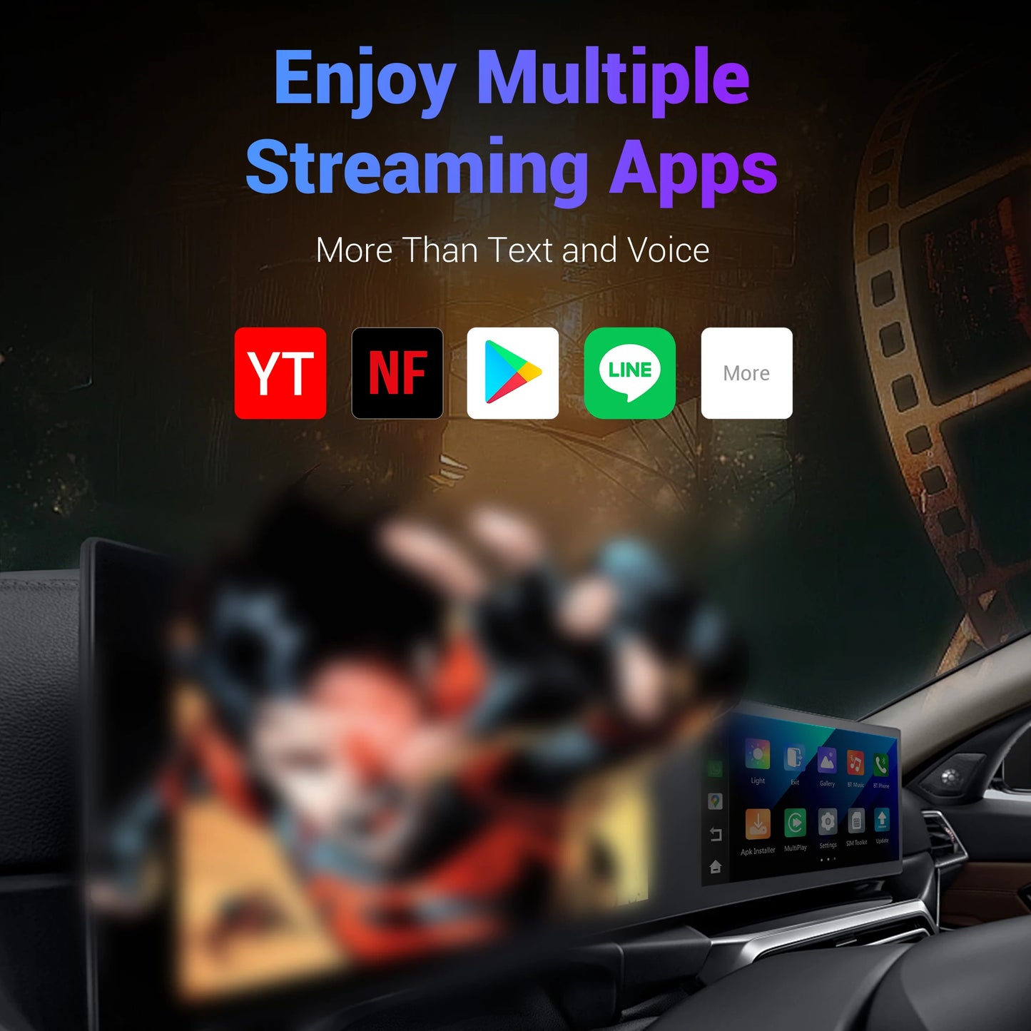 OTTOCAST Android 13 AI Box for BMW Wireless CarPlay for Netflix for BMW ID6 ID7 ID8 Car Accessories 2025 New Year Gift for Men