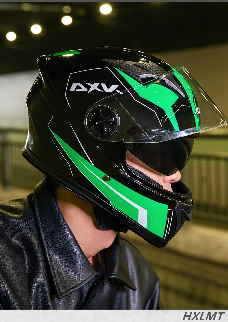 Safety Motorcycle Helmet Racing Full Helmet Motorcycle Classic Collar Helmet Headgear Casque Casco Capacete Accessories
