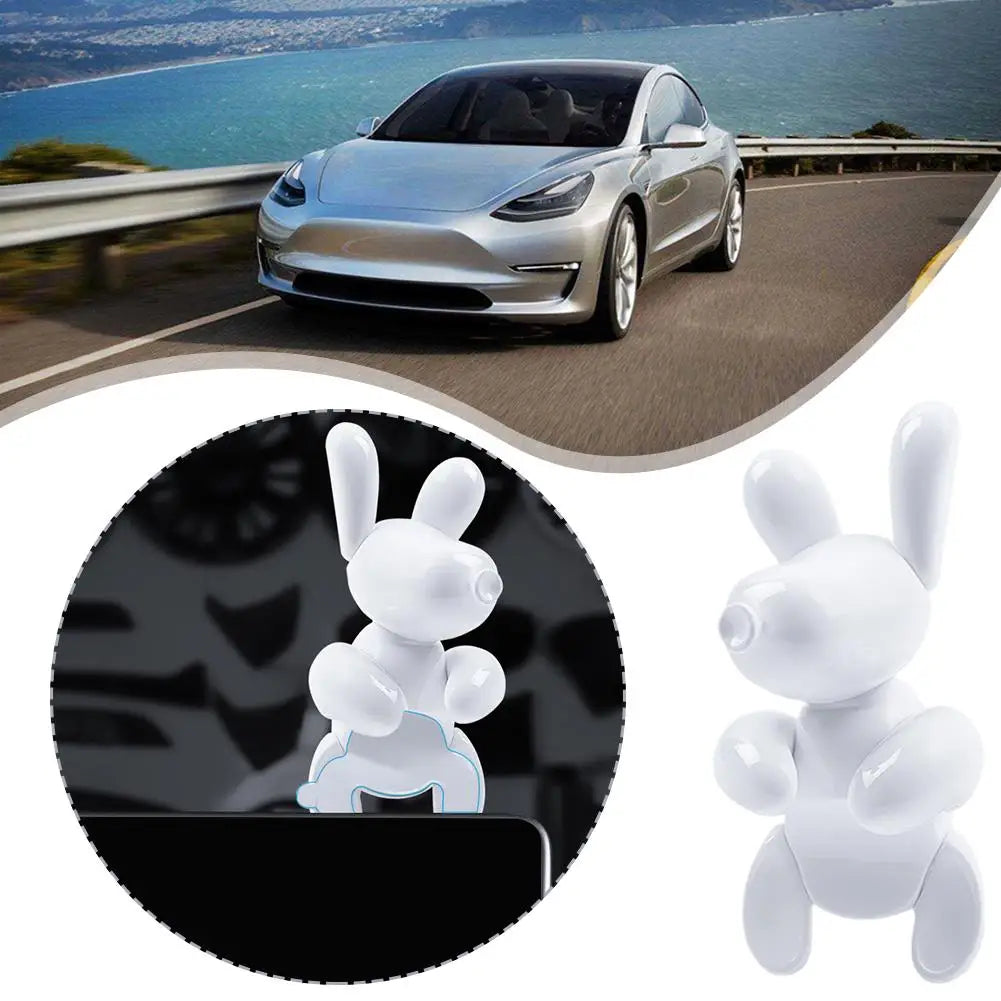 Car Cartoon Mini Puppy Dog PVC For Tesla Model 3/Y And New Model3 Highland Central Control Screen Automotive Interior Decoration