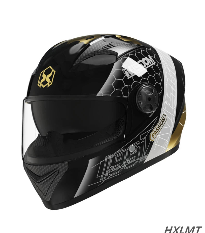 Safety Motorcycle Helmet Racing Full Helmet Motorcycle Classic Collar Helmet Headgear Casque Casco Capacete Accessories