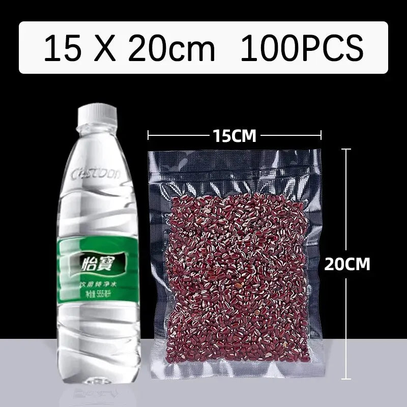 100 Quart Vacuum Sealer Bags for Food Saver, Seal a Meal, Grade, Heavy Duty, Great for vac storage, Meal Prep or Sous Vide