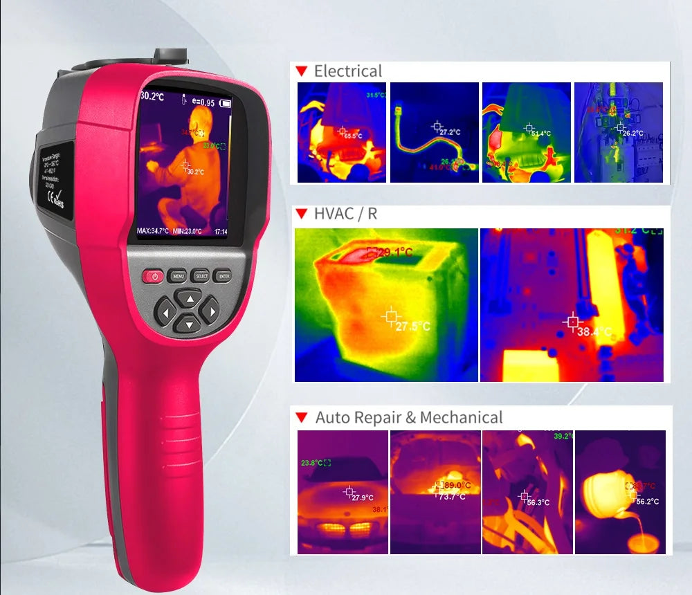 TOOLTOP ET692C Professional Thermal Imaging Camera 256*192 Handheld Thermal Imager for Pipeline Heating Leak Automotive Inspect