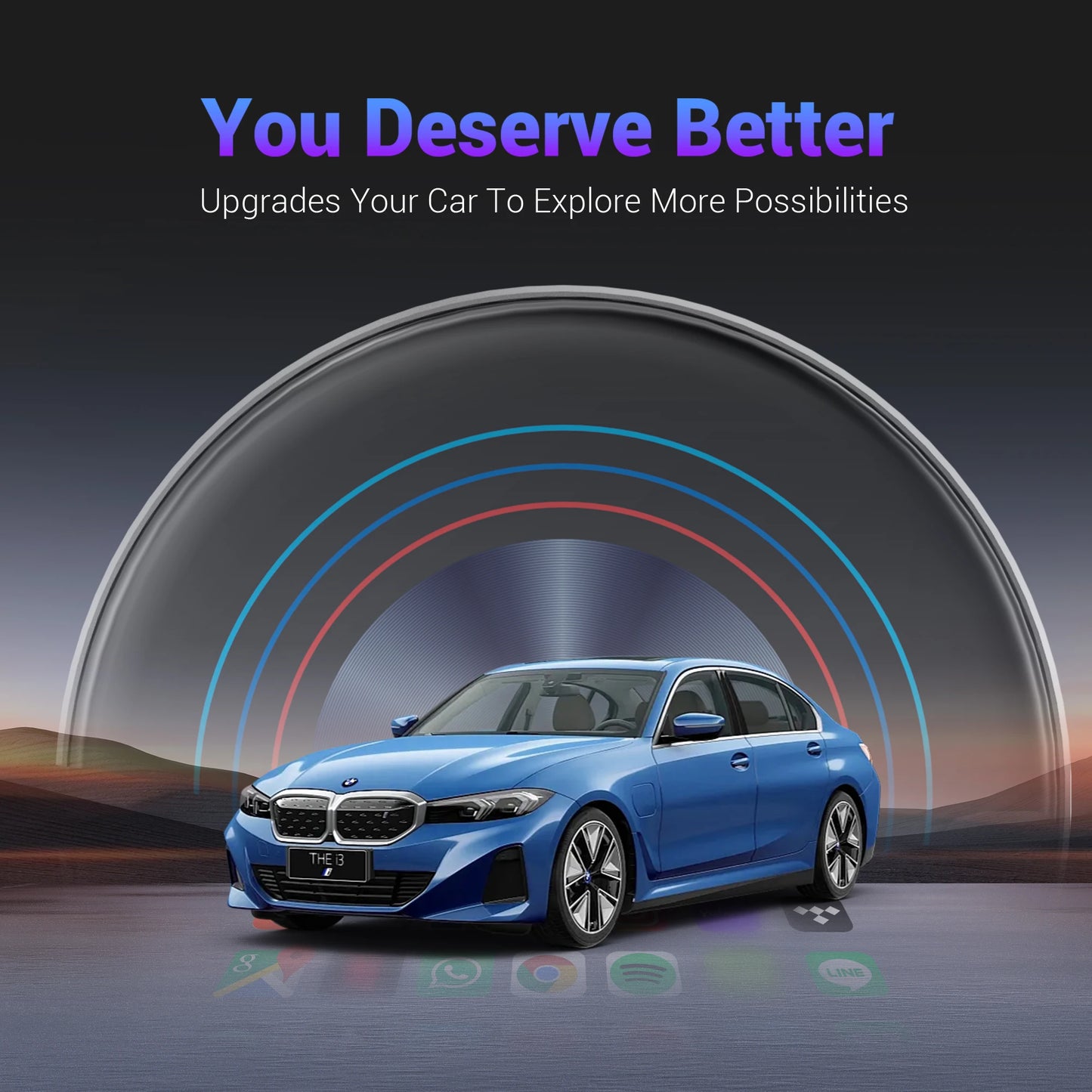 OTTOCAST Android 13 AI Box for BMW Wireless CarPlay for Netflix for BMW ID6 ID7 ID8 Car Accessories 2025 New Year Gift for Men