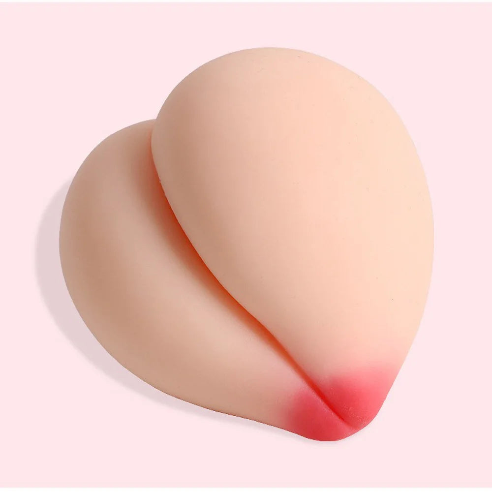 Male Masturbation Cup Peach Butt Mold Real Pocket Pussy Vagina for Men Breast Like Soft Masturbation Cup Adults Erotic Sex Toys