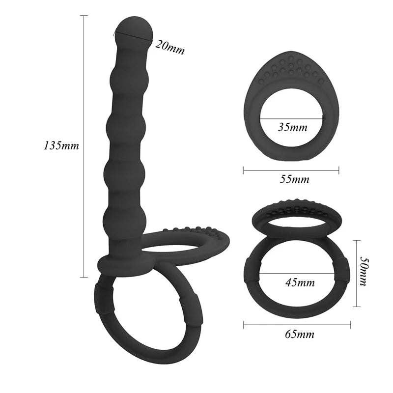 Double Penetration Anal Plug Dildo Butt Plug Sex Toys For Couples Vagi NairoMarket Double Penetration Anal Plug Dildo Butt Plug Sex Toys For Couples Vagi NairoMarket
