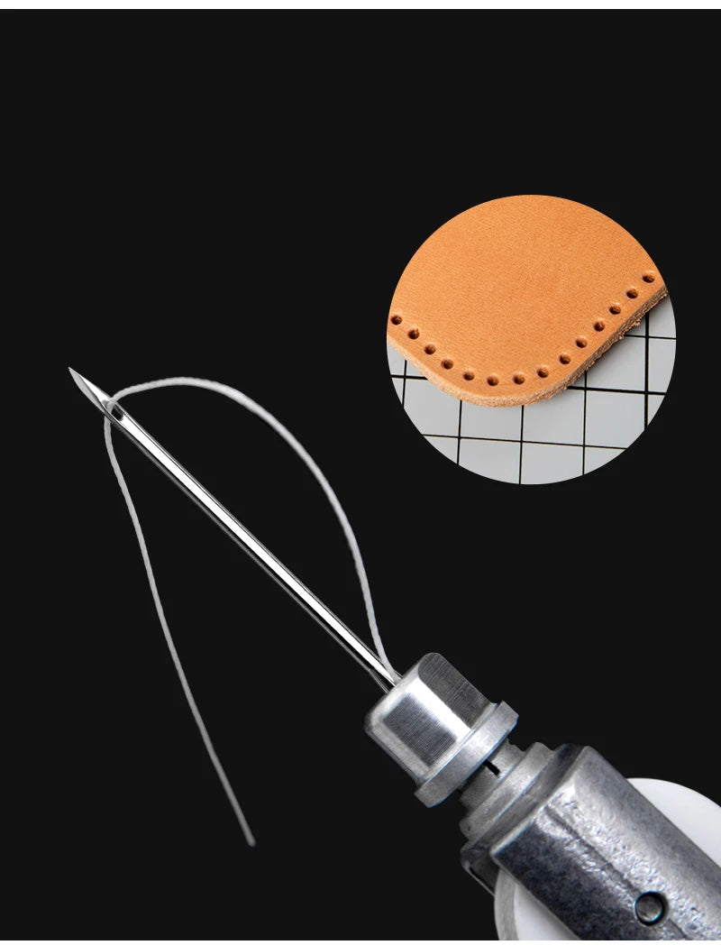 WUTA Leather Sewing Awl Thread Kit Speedy Stitcher Hand Sewing Machine Tools Kit Leather Craft Stitching Shoemaker Canvas Repair