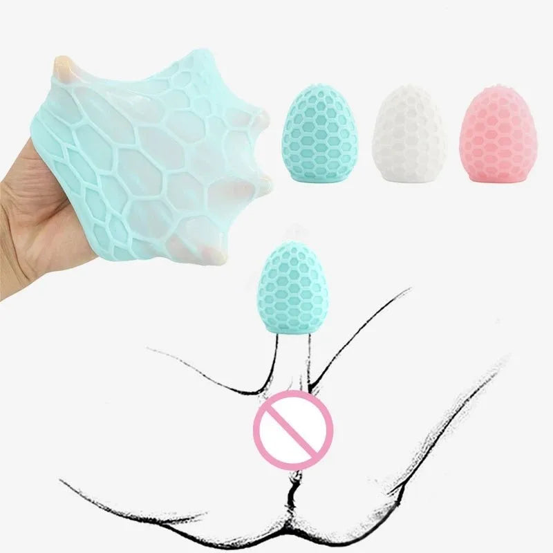 Male Masturbation Cup Vagina Egg Peni Massage Adult Toy For Men Glans Exercise Blowjob Toy Stretchy Silicone Sex Toys For Men