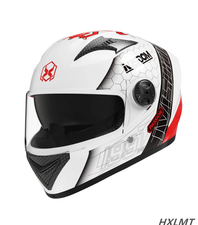 Safety Motorcycle Helmet Racing Full Helmet Motorcycle Classic Collar Helmet Headgear Casque Casco Capacete Accessories