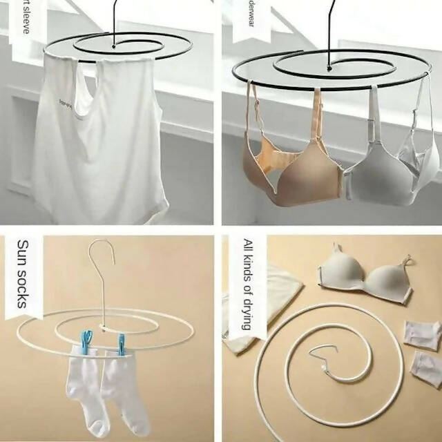 Generic Space Saving Spiral Balcony Hanger Drying Rack