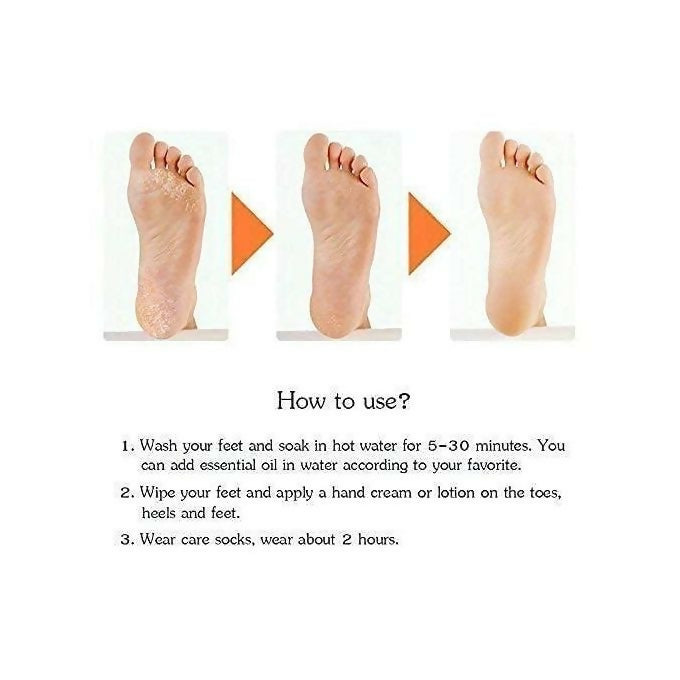 1 Pair(2pcs) Silicone Full Size Moisturizing Socks