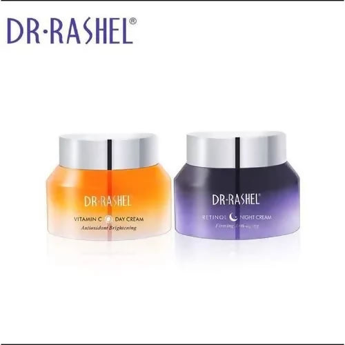 DR RASHEL Vitamin C & Retinol Day & Night Face Cream -2 Pack