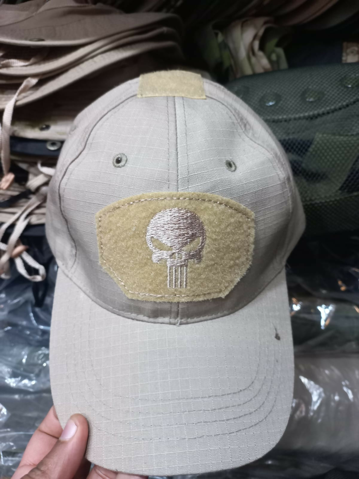 Camo Punisher Baseball Cap