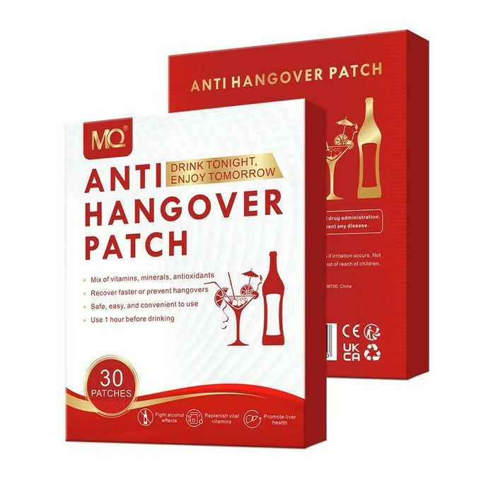 Mq Anti Hangover Patch - Drink Tonight, Enjoy Tomorrow - 30 Patches