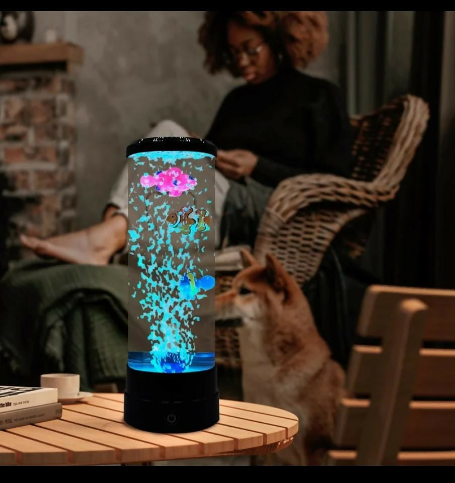 LED Bubble Fish Lamp decor 2.5 liters capacity