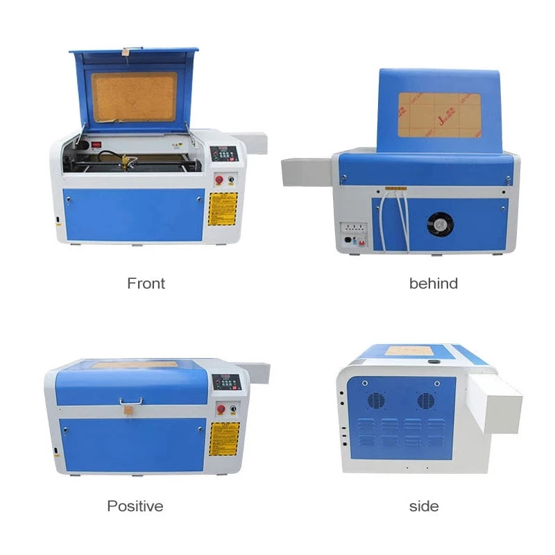 Factory Price 50W/60W/80W/100W CO2 4060 Laser Cutting Machine To Sea Port With High Quality Laser Engraving Machine
