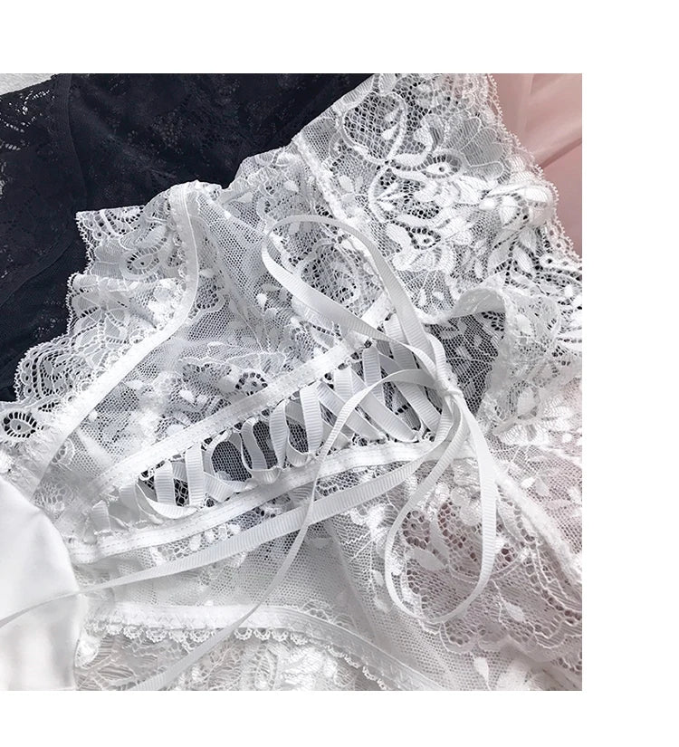 Fashion Porn Cross Bandage Thongs Fetish Sexy Hot Erotic Dress Exotic Costumes Babydoll Women Sexy Lingerie Teddy Sex Underwear