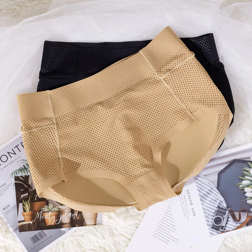 Breathable Padded Panties Hip Lifter Butt Enhancer Women Shapewear Control Body Shaper Fake Ass Panty Briefs Underwear